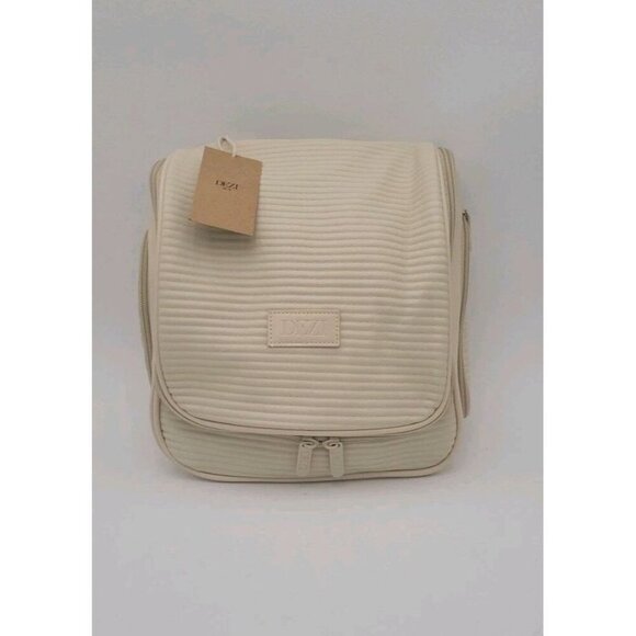 DEZI Skin Pack It All Multi Purpose Hanging Travel Bag Soft Hook PU Leather - Picture 1 of 13